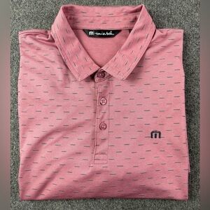 Travis Mathew Mens Supima Cotton Blend Short Sleeve Golf Polo Shirt Size XL
